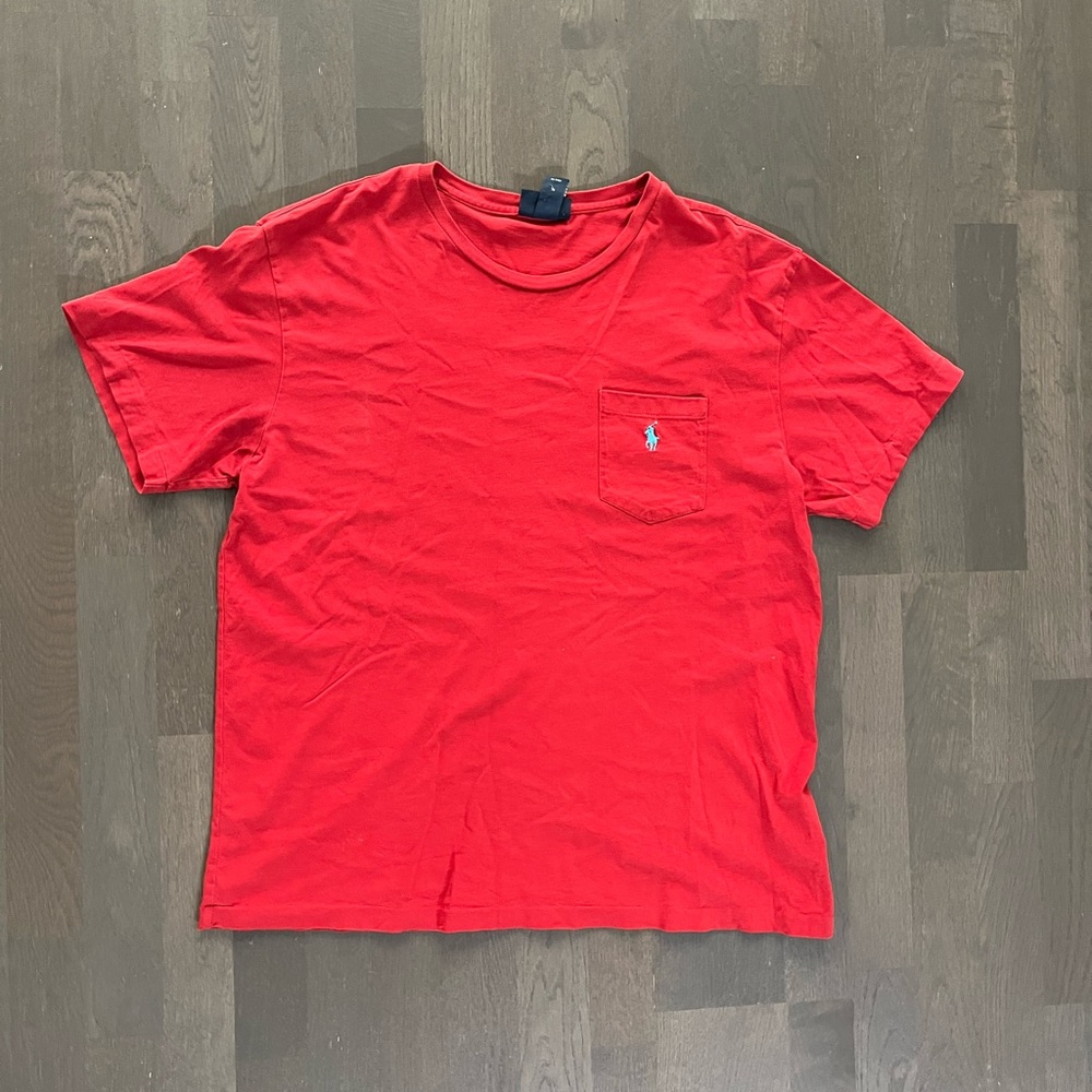 Polo Ralph Lauren red pocket tee